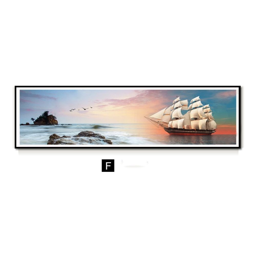 STTS Nordic Landscape Living Room Wall Decoration Painting, Hotel Apartment Hotel Banner Bedside Painting