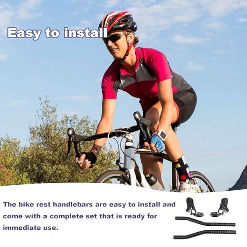Barre aérodynamique de vélo ergonomique pour optimiser la vitesse en VTT