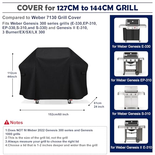 Housse de barbecue PU pour Weber Genesis E/S | Protection imperméable - 3