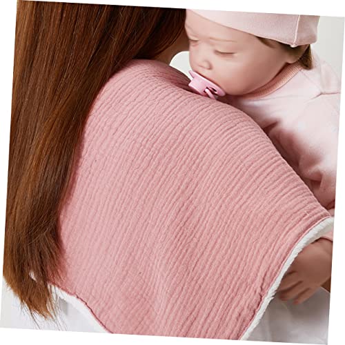 GALPADA 5pcs Cotton Baby Burping Cloths for Newborns Soft Absorbent Burp Rags for Infants for Feeding and Spit-Up Machine Washable4