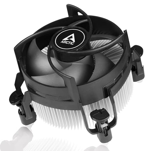 ARCTIC Alpine 17 CO - Refroidisseur de processeur, Ventilateur PWM de 92 mm, Dissipateur de chaleur radial, Top Blower, Intel LGA 1700, Roulement à billes pour fonctionnement continu, 250-2700 RPM
