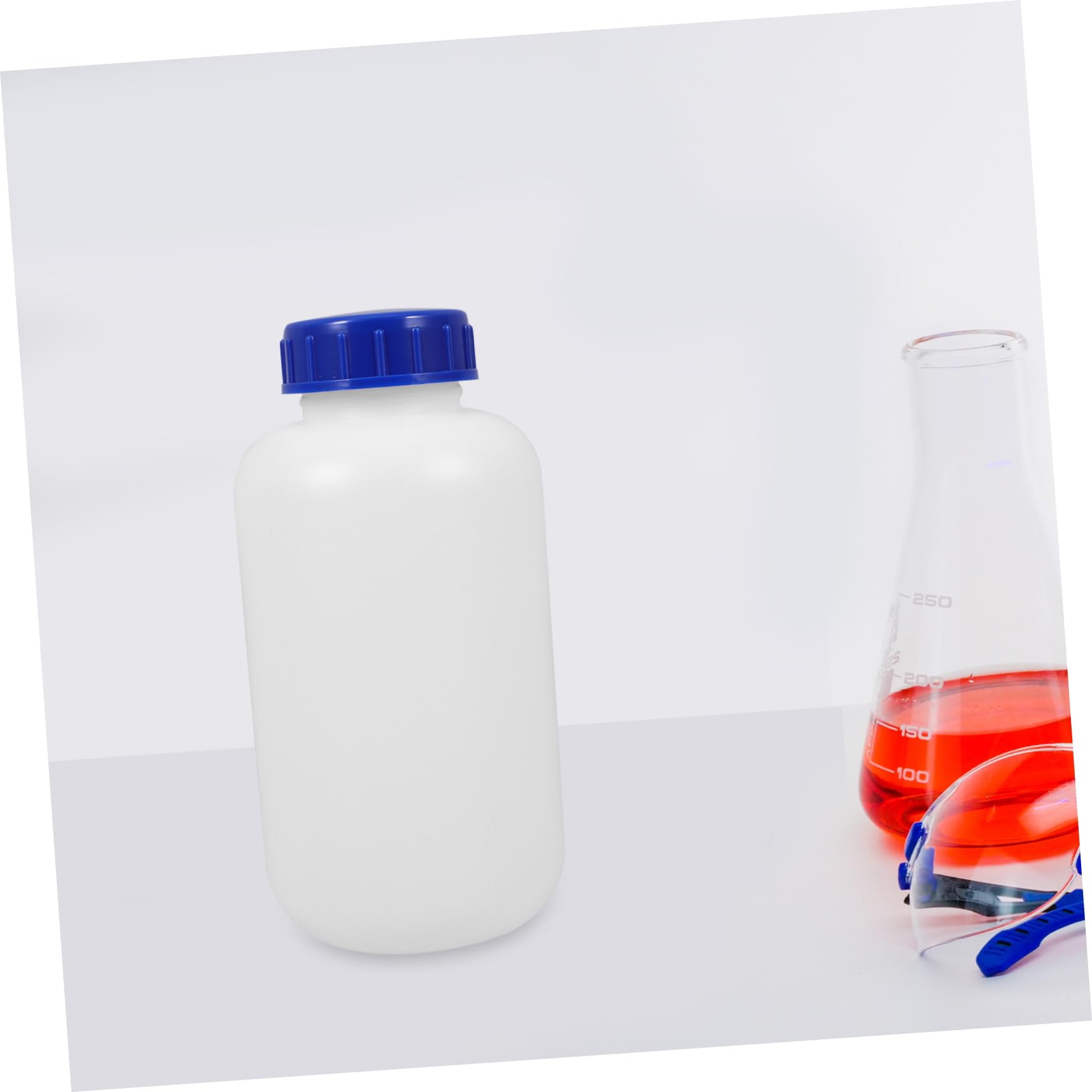 ABOOFAN 3 Sätze Verdickte Versiegelte Plastikflasche Wieder Auffüllbar Probenbehälter Flüssig Chemie -reagenzienflasche Klare Reagenzflasche Außenhülle Der Flasche Aus Hdpe 3 Stück * 3