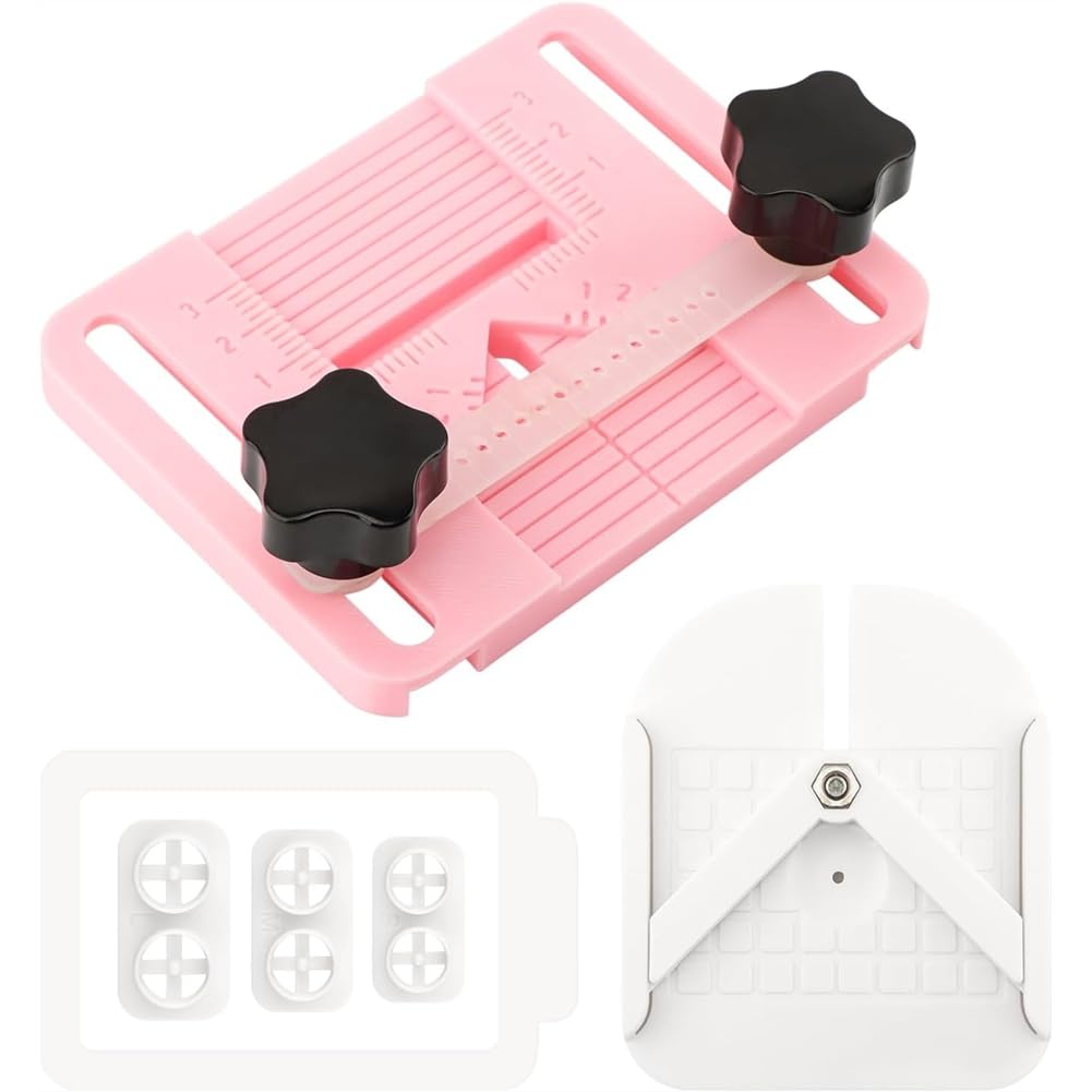 UDSKNV[KSL Polymer Clay Earring Drill Guide, Stud Post Embedding Tool, for 3D Print Drill Stand Device for Pieces Creation