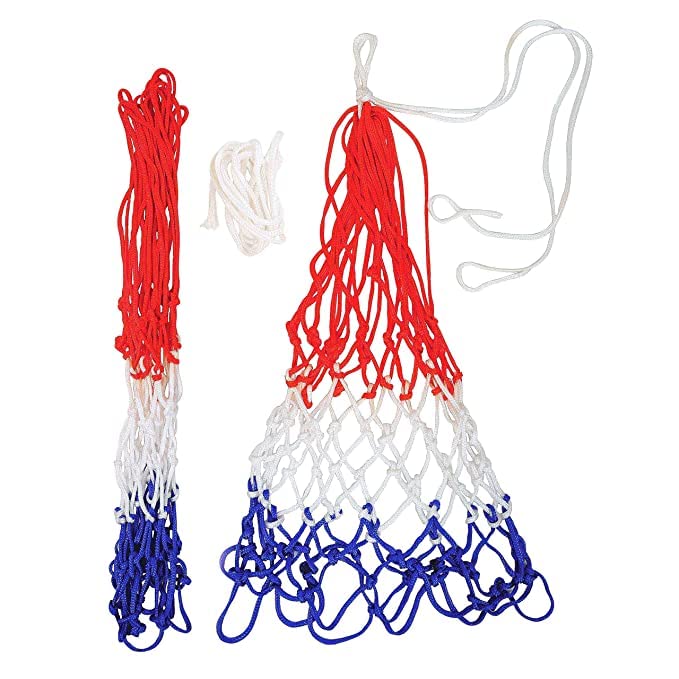 Spanco Basketball Net Two Pair - Net for All Playing Levels Fit in All Sizes of Basketball Ring (4 Pieces of Net) 1