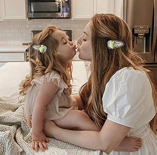 ANNACREATIONS Sequins Snap Transparent Fruit Cartoon Animal Glitter Hair Clip Hair Accessories For Girls 20 count (Pack of 1) - Image 4