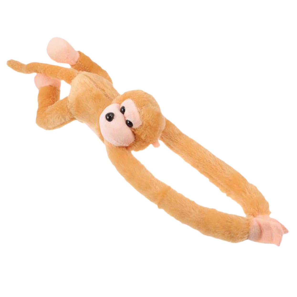 Amazon.co.jp: FUNOMOCYA 長い腕の猿のぬいぐるみ ぶら下がるプ