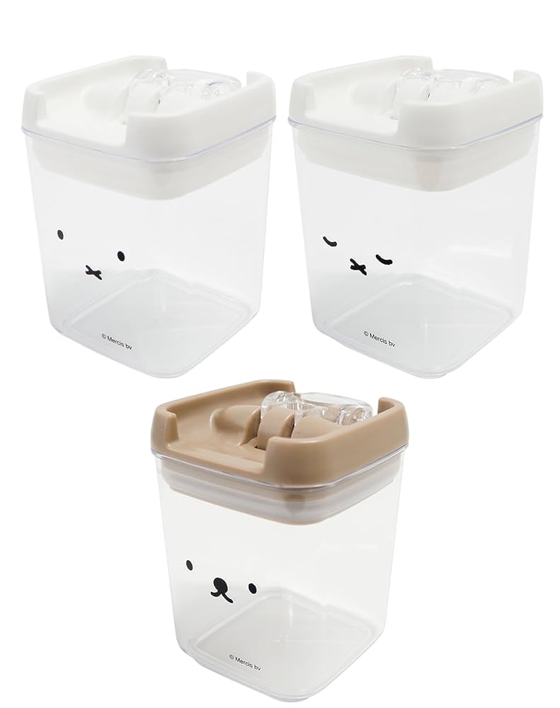Amazon｜オカトー miffy/boris キャニスター 3個セット（顔だけ