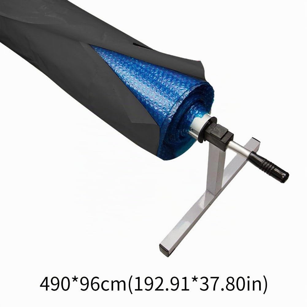 Cubierta para Enrollador de Lona de Piscina - Protectora con Cordón, Resistente al Agua y Polvo - Funda para Sistema de Lonas