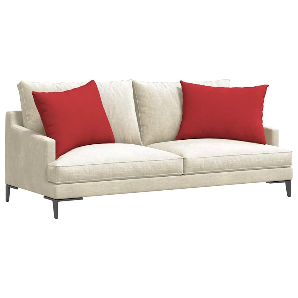 Coussins de salon en tissu rouge 70 x 50 cm pour des soirées cocooning confortables