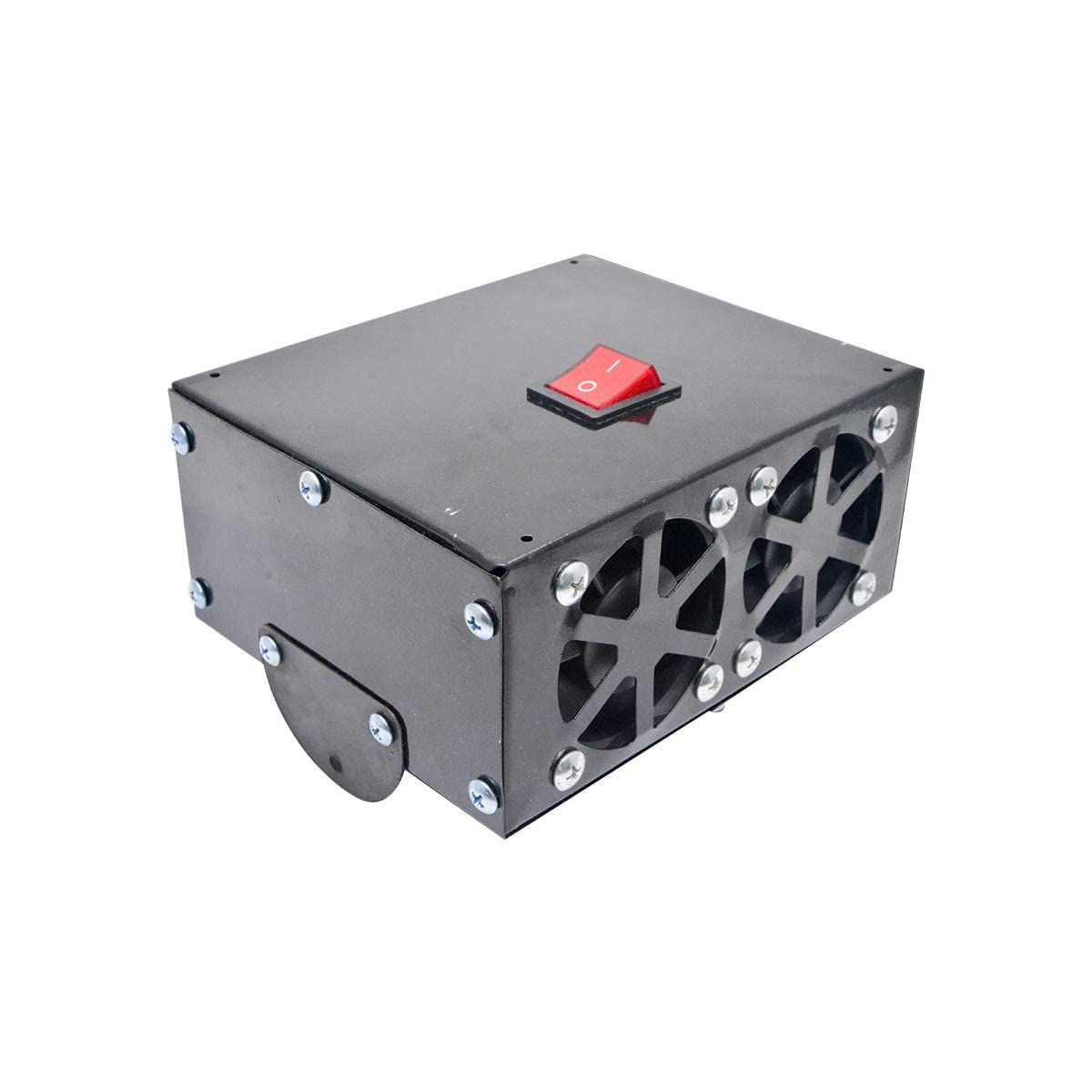 12V 400-600W Auto Heizlüfter Defroster, Riloer Tragbare Anti-Fog Heizung Mini-Autoheizung, Windschutzscheibe Demister Fenster Lüfter, Auto Winter Windschutz Demister Stumme Warmlüfter mit 2 Ports