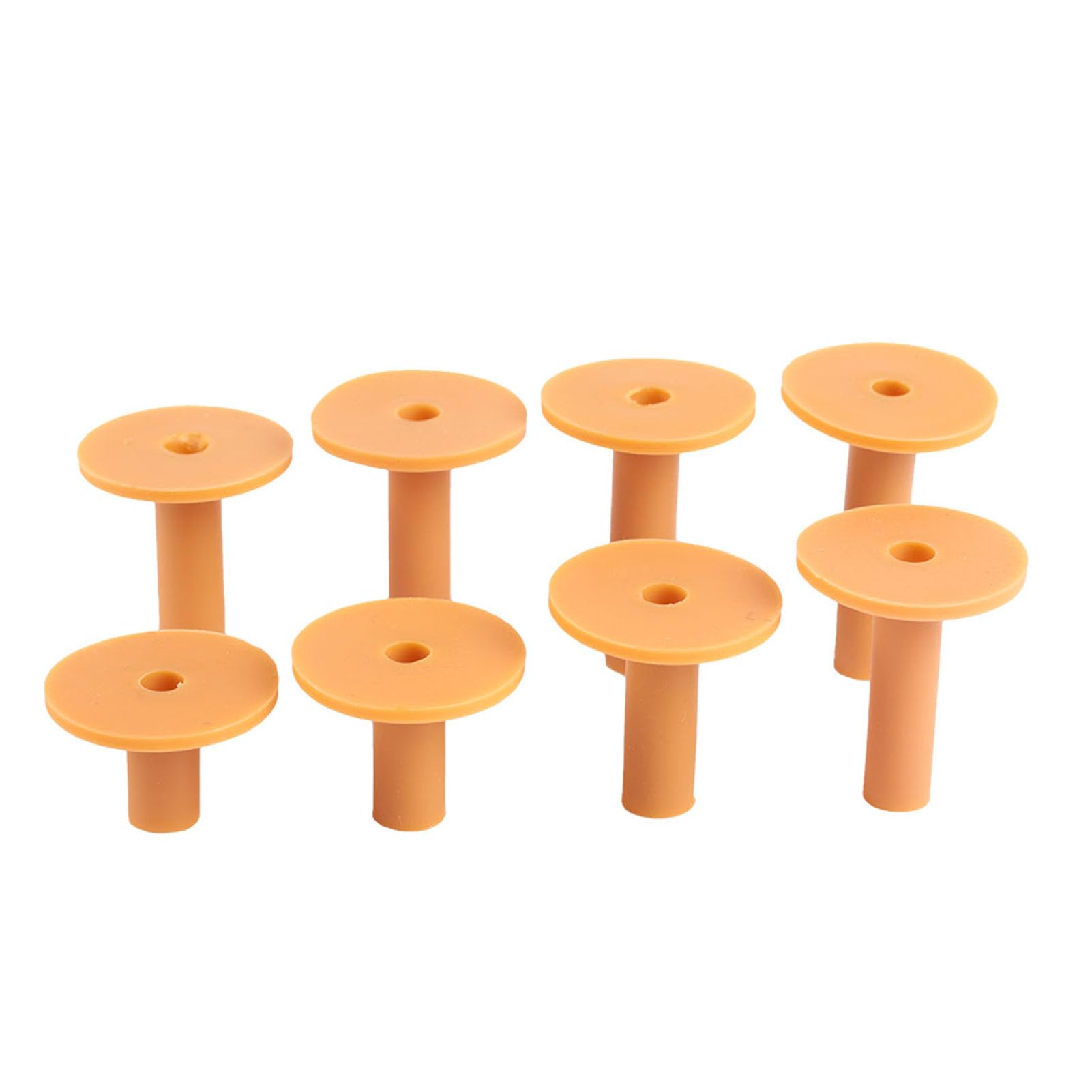 Yosoo Health Gear Goma Tees de Golf, Set de 8 Piezas Irrompibles, Diferentes Tamaños 35-80 mm, Base para Campo de Práctica de Conducción