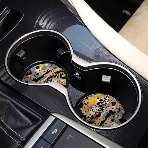 Portavasos para coche con patrón animal, 2 piezas miniatura 7