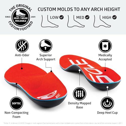 SOLE Active Medium Insoles – Orthotic Arch Support Inserts for Plantar Fasciitis Relief and Comfort - Mens 11/Womens 13, 1 Pair4
