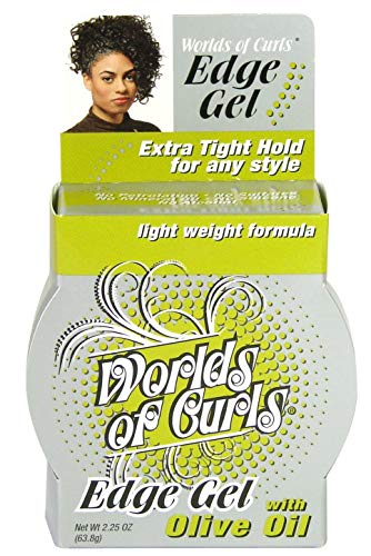Worlds of Curls Edge Gel With Olive Oil 