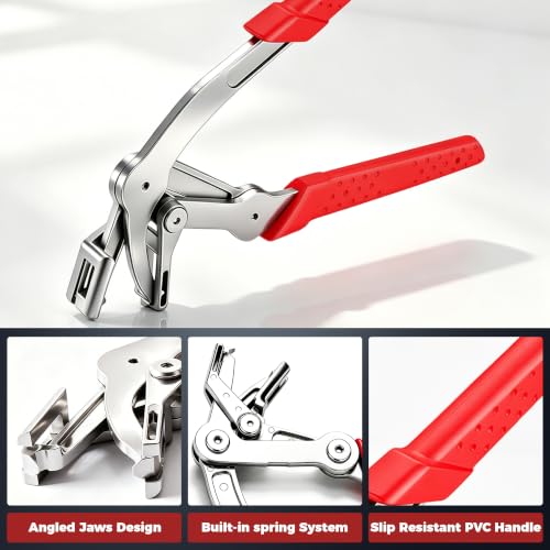 Image of Car Clip Pliers, Professional Panel Clip Removal Tool, Clip Removal Pliers for Automotive Push Pin & Door Trim, Door Panels Disassembly Without Damage