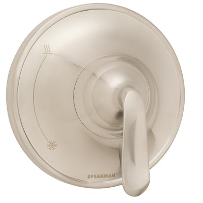 Speakman CPT-7000-P-BN Caspian Pressure Balance Shower Valve Trim Only, Brushed Nickel