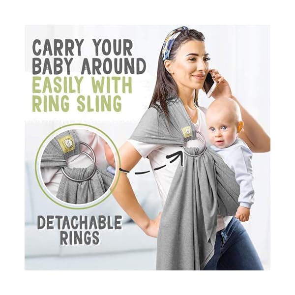 3,4 Zoll Babytrage Ringe - Aluminiumring Babytrage Ringe - Passend Für Babytragen Und Gewebte Schlingen - Sicher Für… – Bild 4