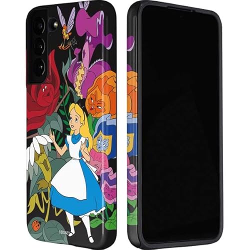 Skinit Pro Phone Case Compatible With Samsung Galaxy S22 - Officially Licensed Disney Alice In Wonderland Design Black #TOP3