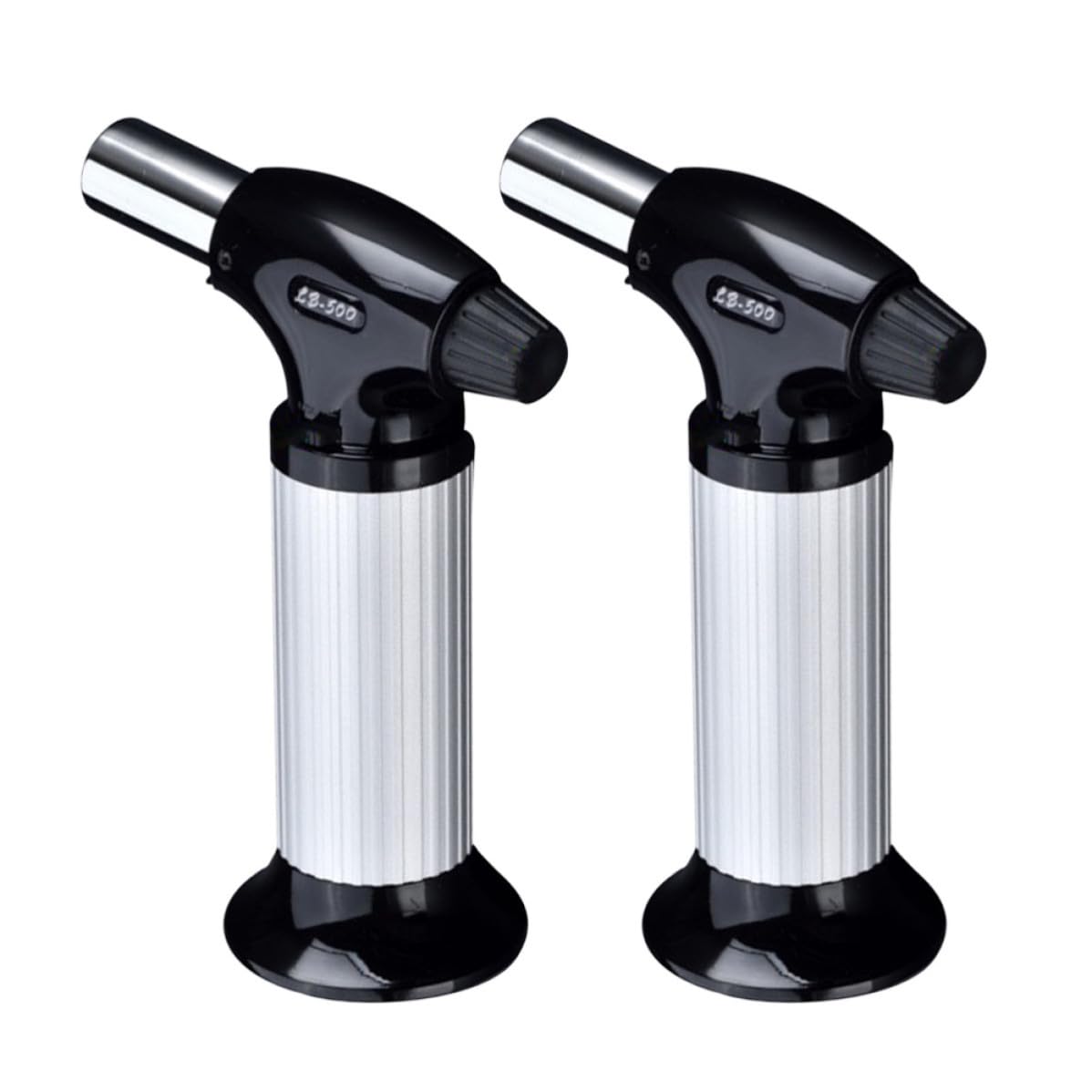 Allumeurs de barbecue coupe-vent et antidérapants en métal lot de 2 Ciieeo
