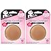 Hollywood Fashion Secrets Silicone CoverUps - Reusable Nipple Covers for Women, Pasties Nipple Covers, Sticky Boobs Concealer, Self Adhesive, Dark Shade, 2 Pack