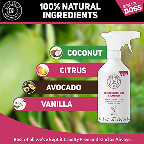 Dry Dog Shampoo Spray for Smelly Dogs - Wipe Clean Stain Remover - Cruelty-Free Waterless Grooming Products Organic Odour Deodoriser Neutraliser - Best Fox Poo Cleaning Animal Wash - Image 6