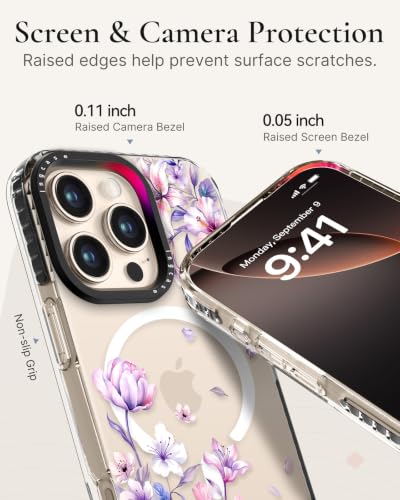 Coque antichoc iPhone 16 Pro MagSafe avec anneau de support intégré - 4