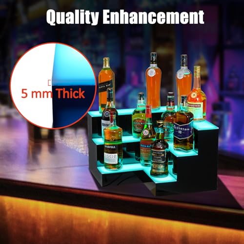 Wall-Mounted 3-20" Display with Remote Control - Dynamic LED Lighting, Multifunctional Display, Quality Materials, Mobile Phone Connectivity