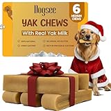 Dogsee Original Yak Cheese Himalayan Dog Chews 1lb (Medium - 6 Bars) | 100% All Natural | Dog Treats Medium Breed | Dog Chews Long Lasting for Aggressive Chewers | High Protein | Dental Sticks