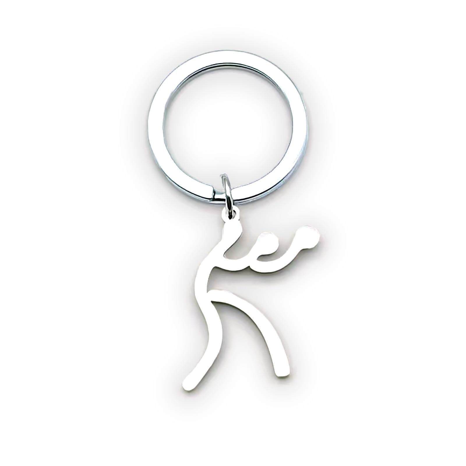 Zynara Schlüsselanhänger Sport, Glücksbringer Geschenk für Jungen Fitnesstrainer Fechter Boxer Fahrradliebhaber