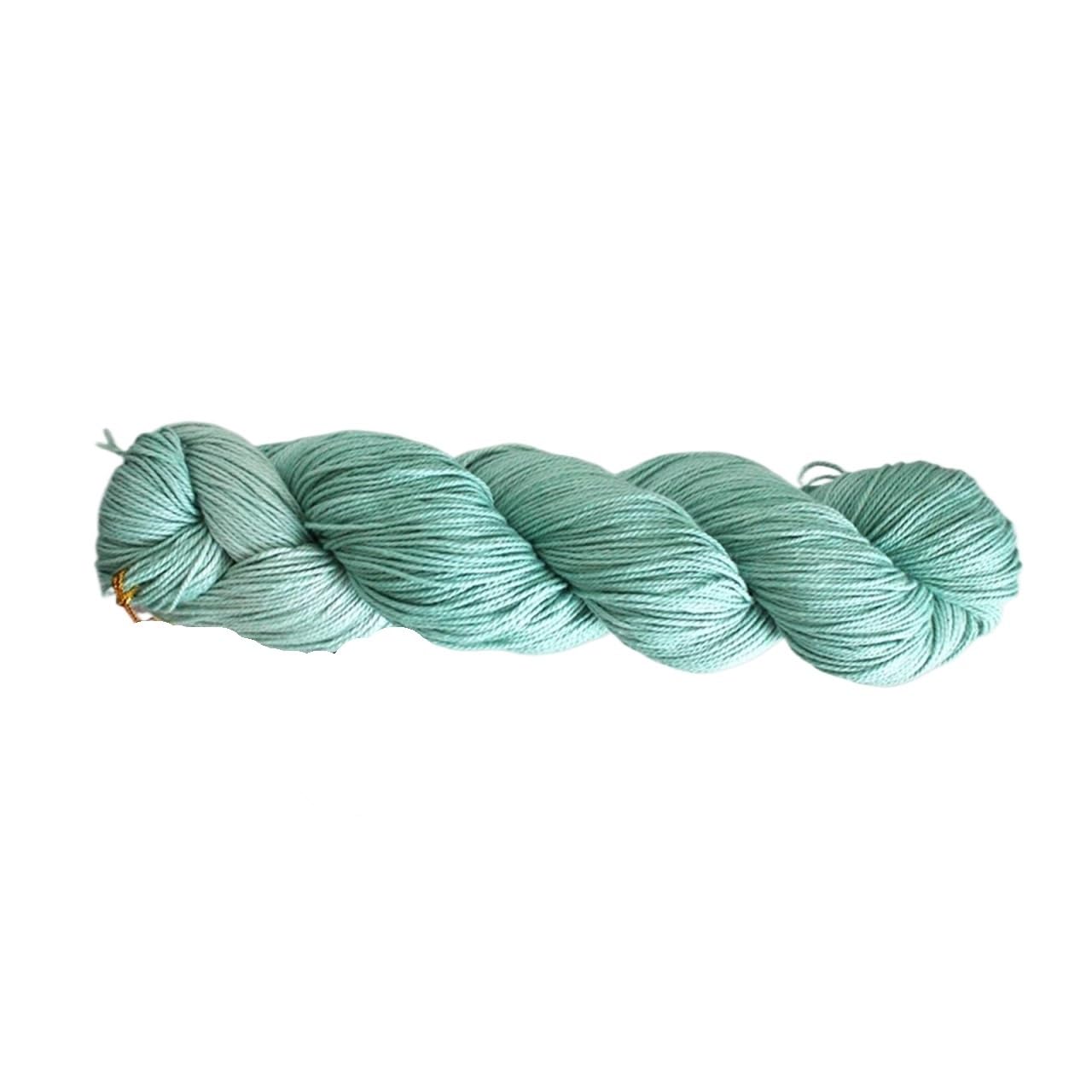 100 g seidiges Baumwollgarn, handgestrickt, Häkelgarn zum Stricken, Scraft-Kleidungsgarn (Farbe: 10)