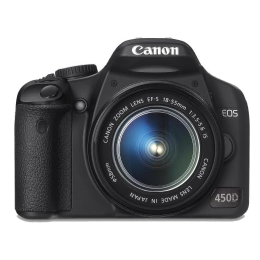 Canon EOS 450D SLR Fotocamera Digitale Reflex 12.2 Megapixel + Kit EF-S 18-55 mm IS f/3.5-5.6 non USM