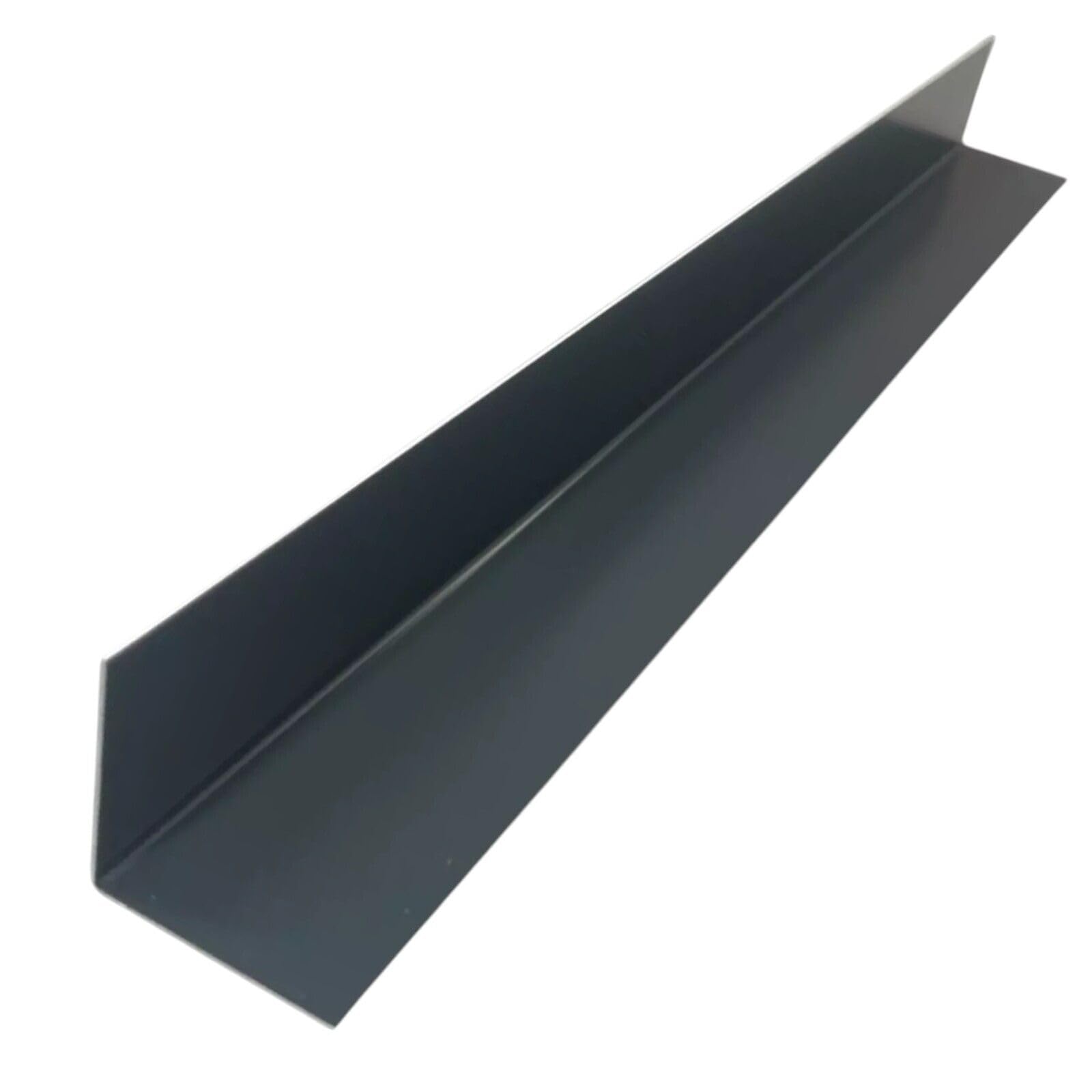 Alu Winkelprofil Innen Anthrazitgrau farbig beschichtet L-Profil RAL 7016 Dekor Innen, Größe: 2000 mm, Stil: 20 x 20 mm