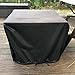 32'' Square Fire Pit Cover, soldbbq 600D Heavy Duty Air Conditioner Cover, Waterproof Cover for Patio Fire Pit Table, 32'' x 32'' x 24'', Black