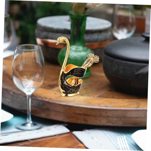 Cuillères dessert cygne : rangez vos couverts proprement et avec élégance