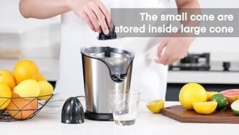 Amazon.com: FOHERE Orange Juicer Squeezer Electric Citrus