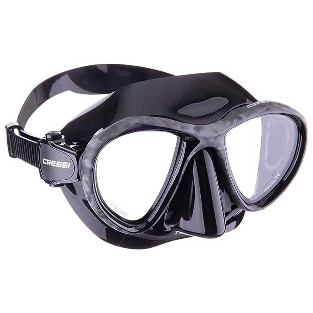 Cressi Metis & Corsica - Camouflage-Kombi-Set Zum Angeln und Freitauchen, Metis-Maske und Korsika-Schnorchel, Einheitsgröße, Unisex-Erwachsene
