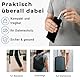 Metall-Duschkopf-Set für Darmspülung mit Durchflussregler – Unisex-Duschsytem zur Intimpflege für Damen & Herren – Inklusive Samthandtasche als Duschzubehör