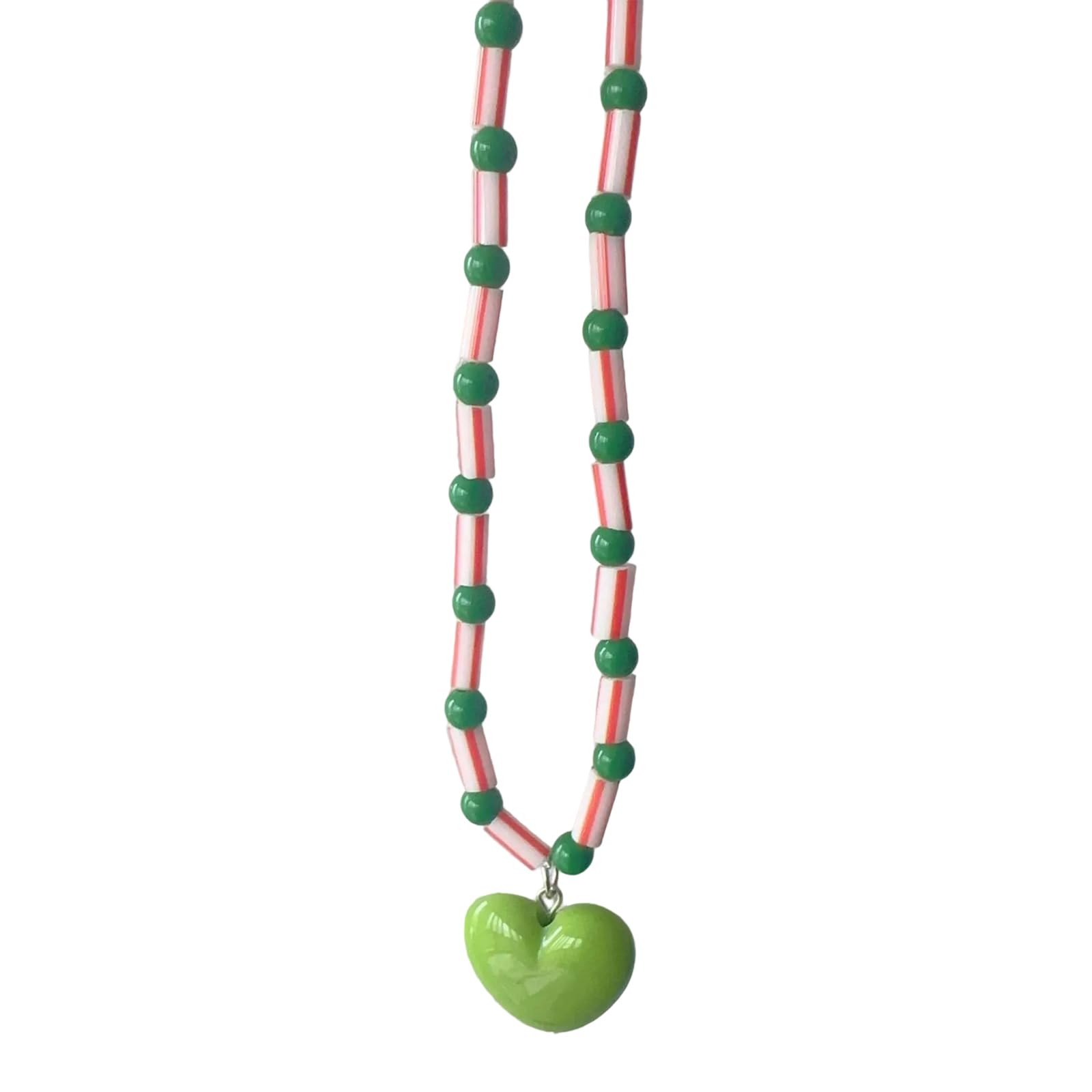 Collana a catena regolabile con perline collana a catena con ciondolo a cuore ciondolo a forma di cuore gioielli per collo in resina texture per collane quotidiane per donne