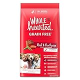 WholeHearted Grain Free All Life Stages Beef & Pea Formula Dry Dog Food, 25 lbs.