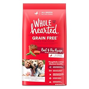 WholeHearted by Petco Grain Free All Life Stages Beef & Pea Formula Dry Dog Food 25 lbs.