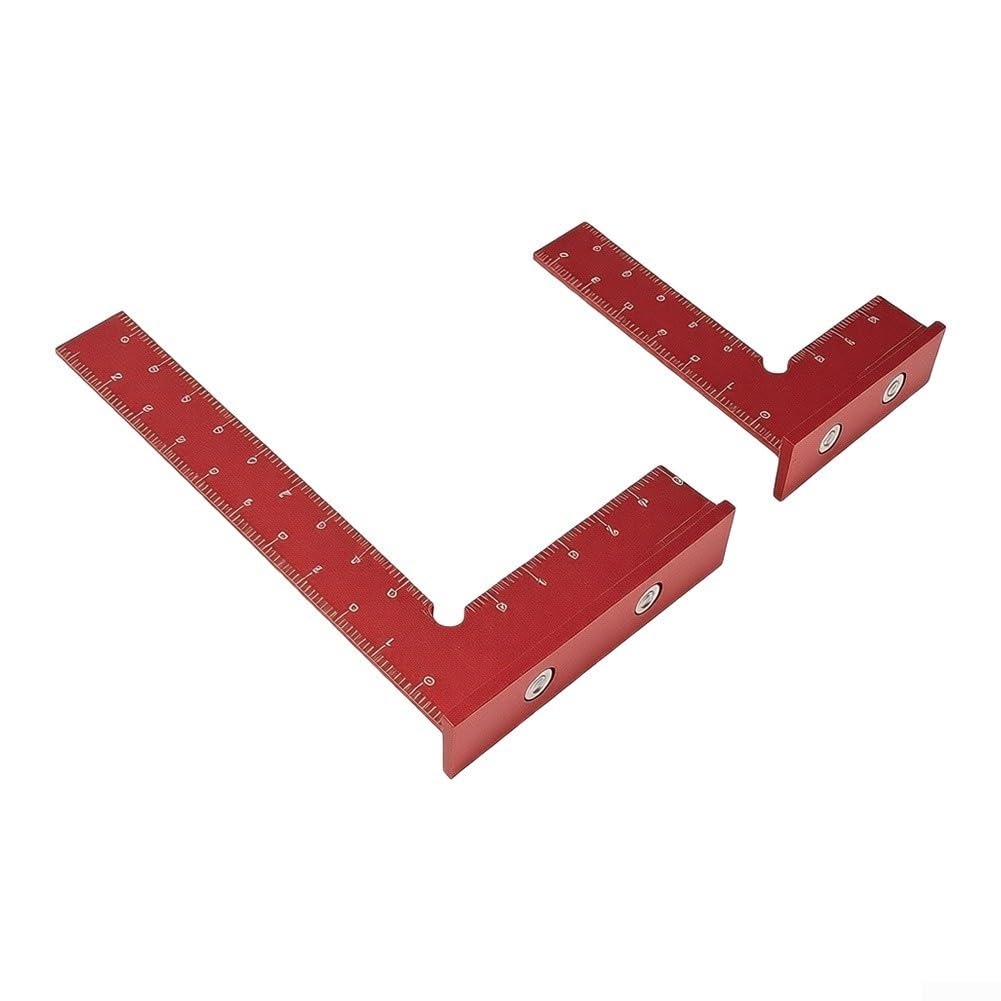Escuadra Magnética de Aluminio, Base Antideslizante, 100mm