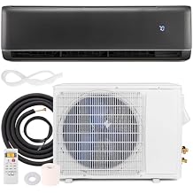 KOTEK 12000 BTU Mini Split AC/Heating System, 21 SEER2 Split-System Air Conditioner & Heater with Inverter Compressor, Cools Rooms up to 750 Sq.Ft, 208-230V 12000 BTU, 21 SEER2