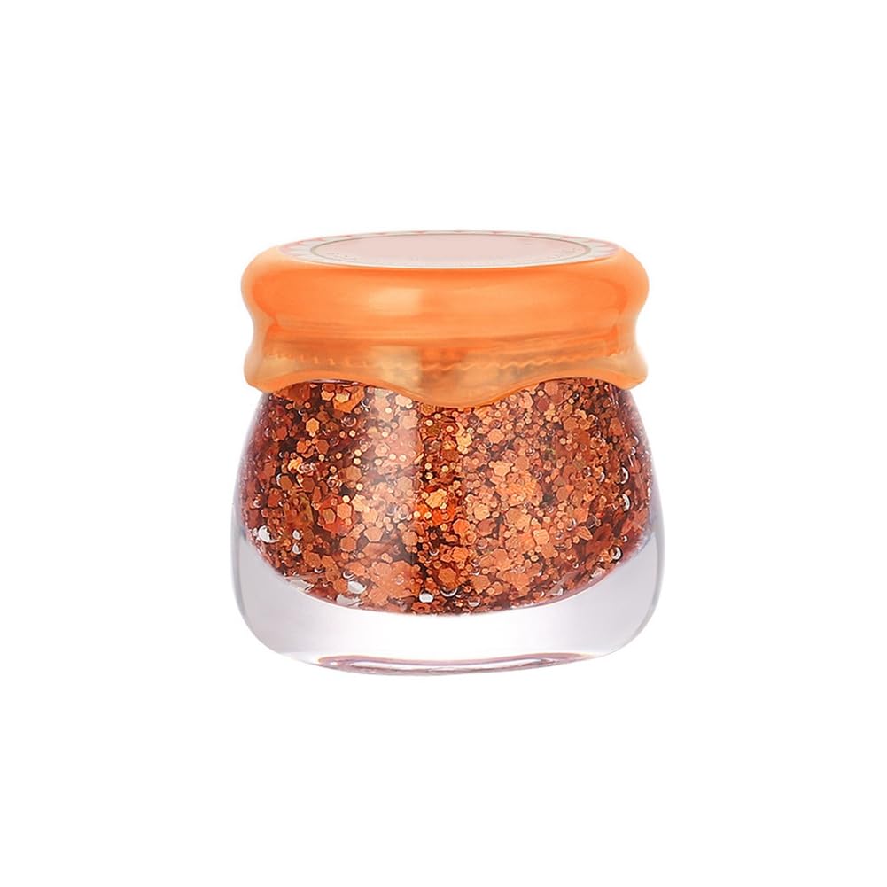 Booso - Gel brillante para sombra de ojos, larga duración, lentejuelas, festival, decoración brillante, fiesta, 4