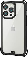 エレコム iPhone 13 Pro/ハイブリッドケース/ZEROSHOCK/ブラック