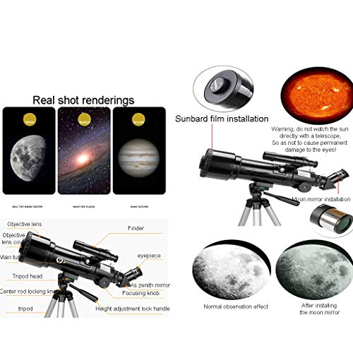 Telescopio Astronómico Infantil ARCH 70mm Apertura 400mm AZ miniatura 4