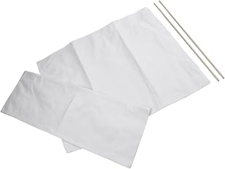 Fundas de repuesto para sillas de director, lavables y plegables, para un fácil almacenamiento y mantenimiento, color blanco
