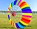 HENGDA KITE-Super Parafoil Rainbow Ring Kite Spinning Bowl Crown Ripstop Nylon Single Line Laundry Kite
