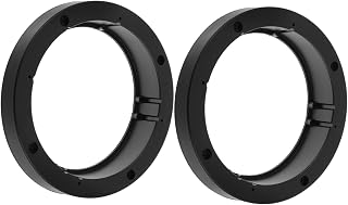 Mobestech 2pcs Car Speaker Adapter Plastic Gasket for Sound Insulation Speaker Baffle for Enhanced Audio Performance Vehicles