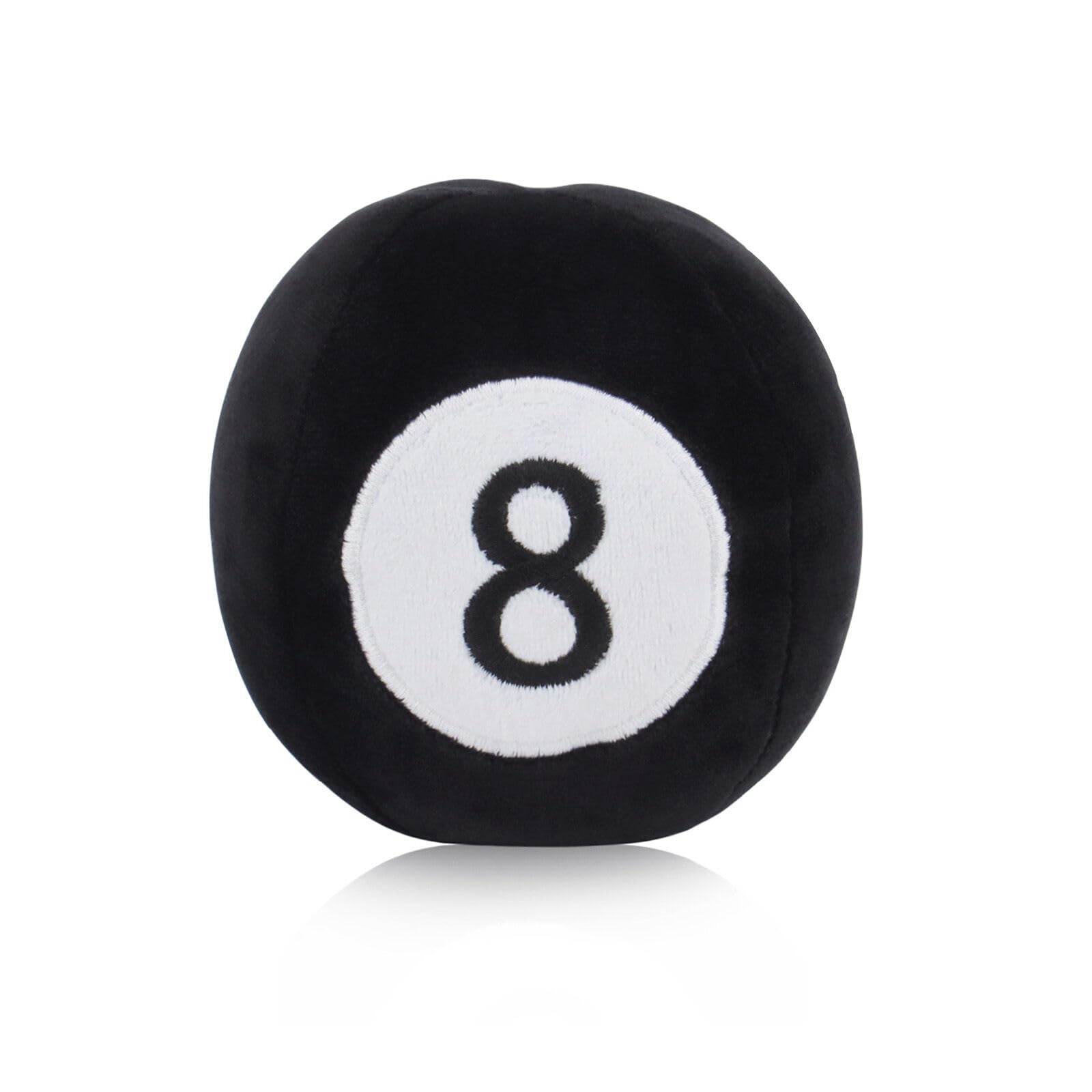 TONYFY Dog Toys Balls - Chewable Plush Billiards for Dogs, Soft Pet Squeaky Ball Stuffed with Fluffy, Durable Indoor Outdoor Dog Puzzle Toy, Birthday