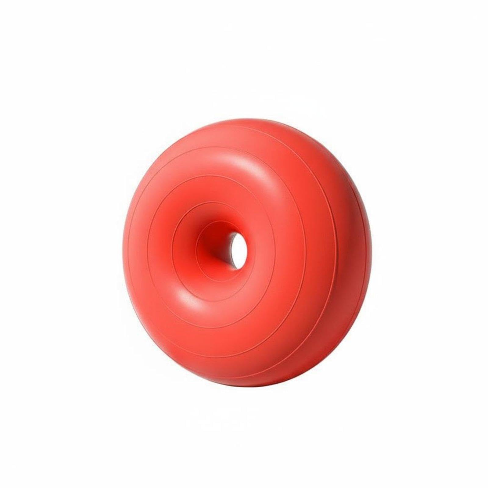 Donut Fitness Ball Anti-Puncture-Resistant Donut Shaped Exercise Ball Thickened for New Parents, Beginners, Home Gym Red|Sporting Goods| Fitness Running & Yoga| Fitness Equipment & Gear|-image-12